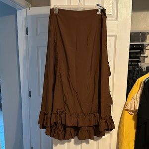 Scarlet Darkness High-Low Bustle Skirt